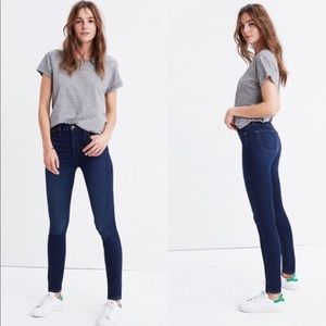 Madewell 10” High Riser Skinny Skinny Jeans Sz 29